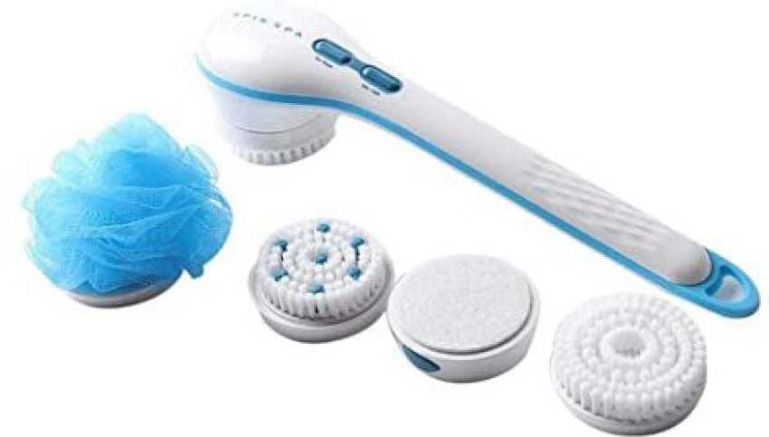 SYPRAM 5 in1 Electric Bath Brush Long Handle Back Body Shower Scrubber Spin  Spa - Price in India, Buy SYPRAM 5 in1 Electric Bath Brush Long Handle Back  Body Shower Scrubber Spin