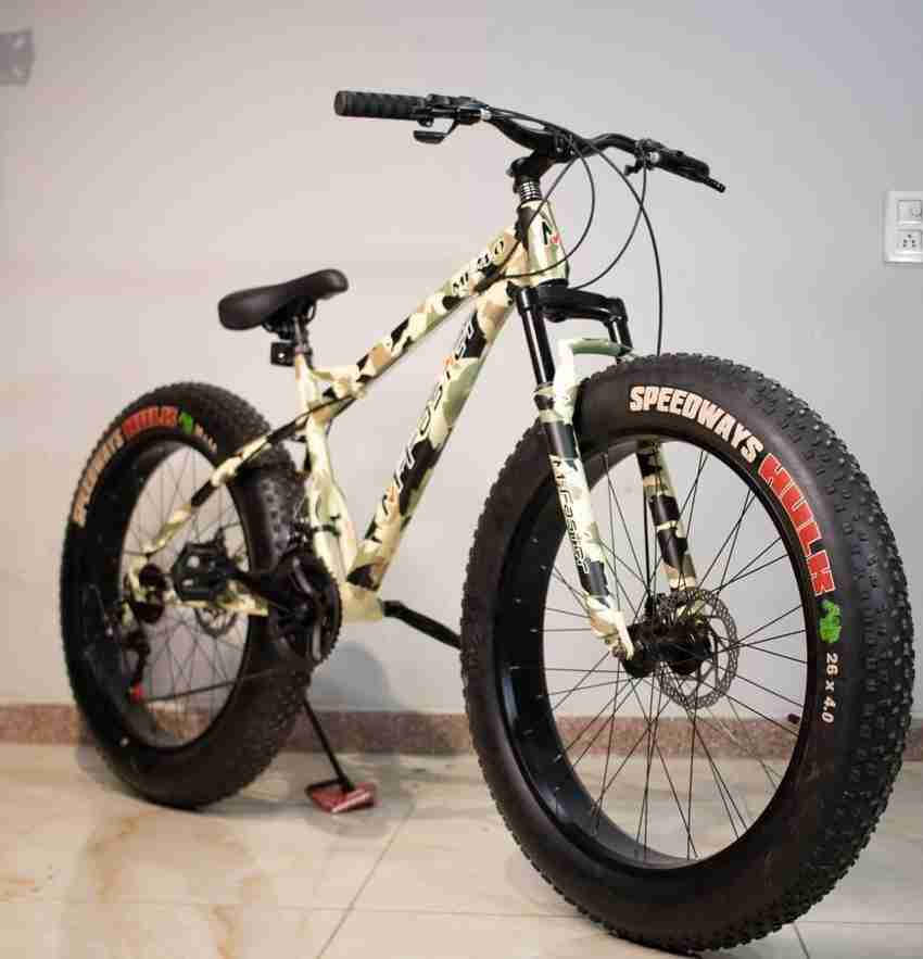 BOMBAY S M FASTER CAMOUFLAGE FAT BIKE ORIGINAL 21 SHIMING GEARS F