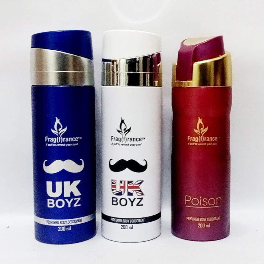 fragfrance UK BOYZ Blue UK BOYZ White Poison Deodorant Body