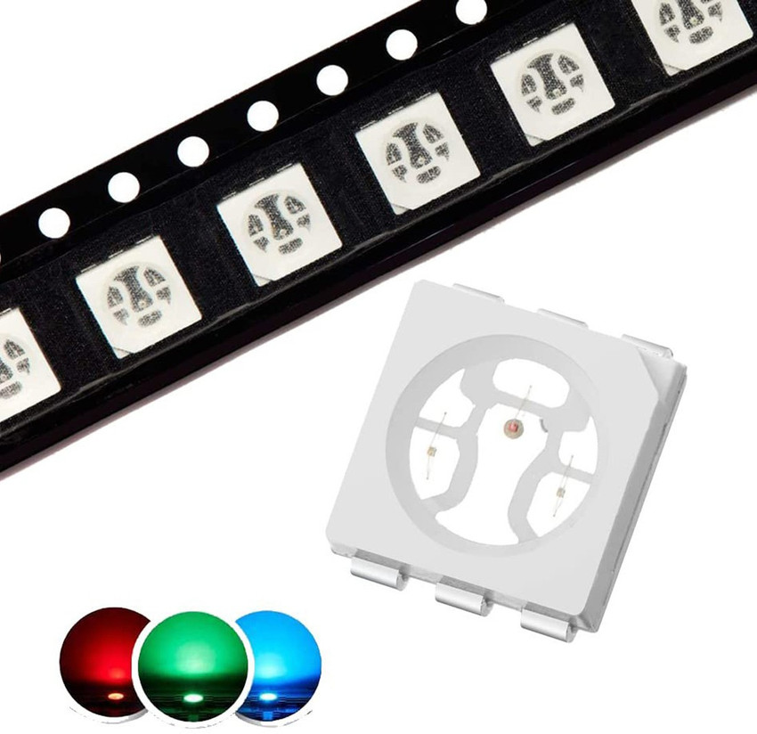 NEXT GEEK PACK OF 50 5050 SMD LED RGB 0.5 watt Tricolor SMD 6