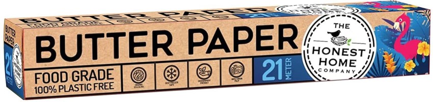 the honest home company Reusable Butter Paper 21Mtr Roll For Roti, Cake -  Non Stick Parchment Paper Price in India - Buy the honest home company  Reusable Butter Paper 21Mtr Roll For