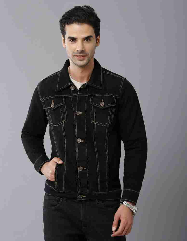 Denim jacket store men koovs