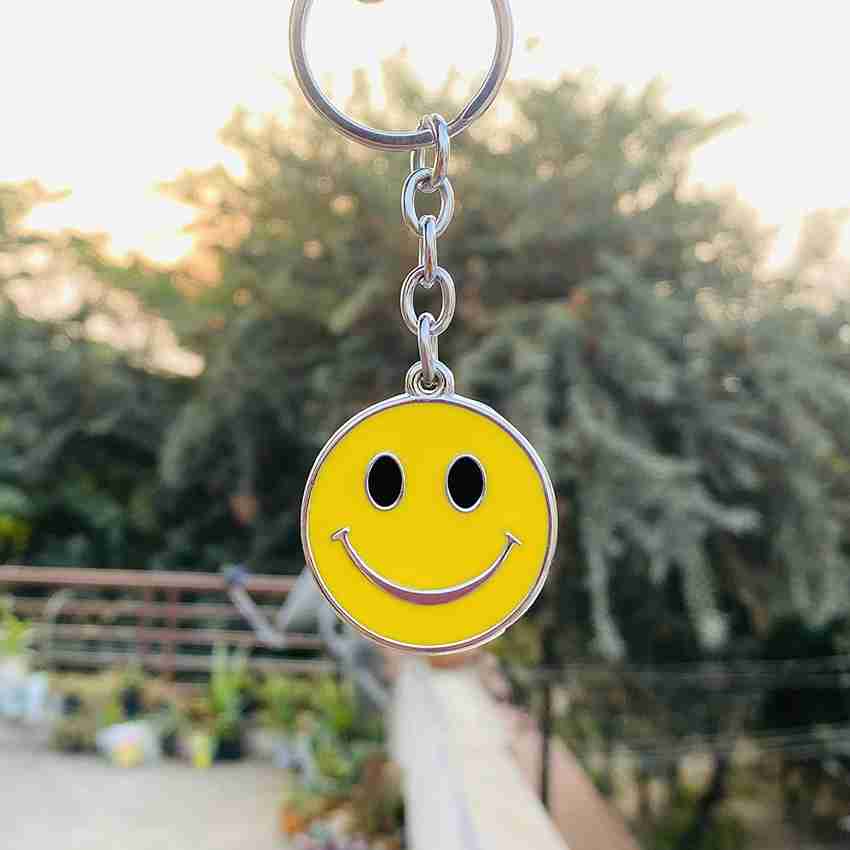 CELWARK Smiley Emoji Smiling Face Emoticon Metal Keychain for Car Bike Men Women Keyring Key Chain Price in India Buy CELWARK Smiley Emoji Smiling Face Emoticon Metal Keychain for Car Bike