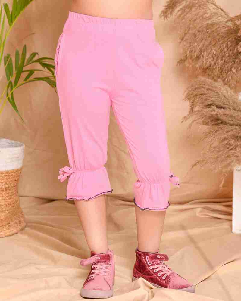 Kids Cave Capri For Girls Casual Solid Cotton Blend Price in India - Buy  Kids Cave Capri For Girls Casual Solid Cotton Blend online at