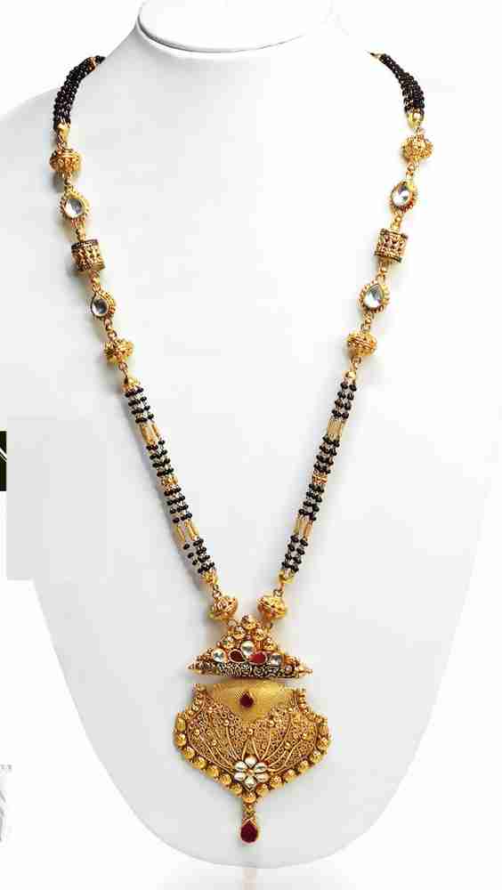 Navkar Jewellers 1 gram gold forming guchaa antique mangalsutra Metal Mangalsutra Price in India Buy Navkar Jewellers 1 gram gold forming guchaa antique mangalsutra Metal Mangalsutra Online at Best Pr...