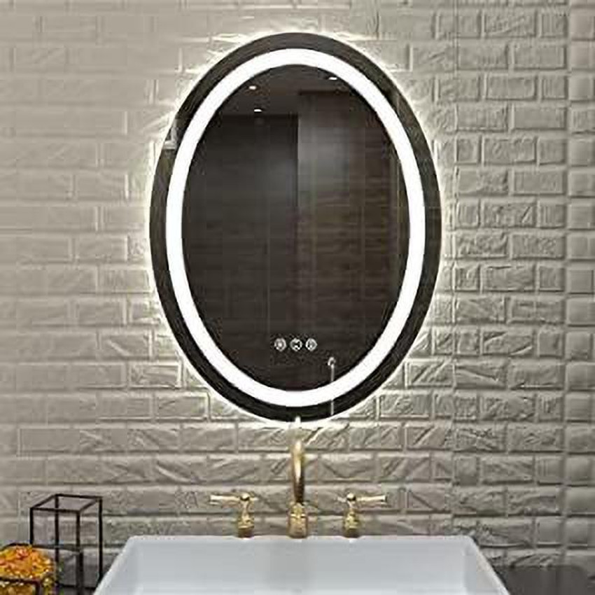 Mirror with shop color changing lights