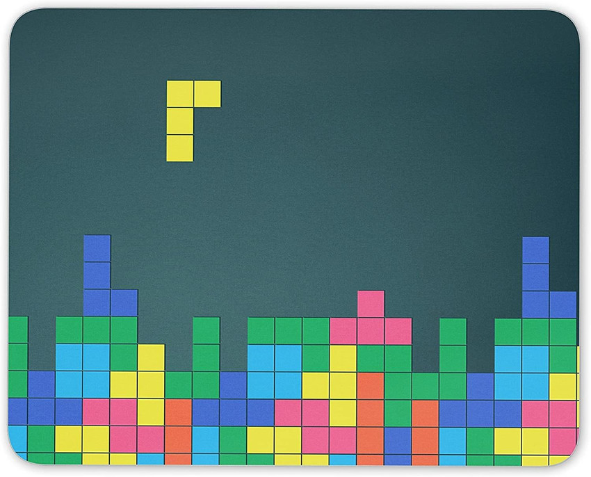 ZORI Game Tetris Mouse Pad for Work from Home Office Gaming