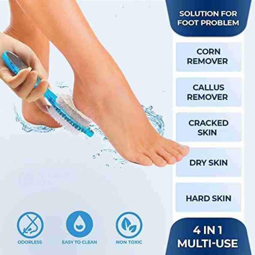 Heel Clean Pedicure Tools Callus Remover Foot Scrubber Foot File and Callus  Remover Feet Massage Brush Manicure Foot Care Tools