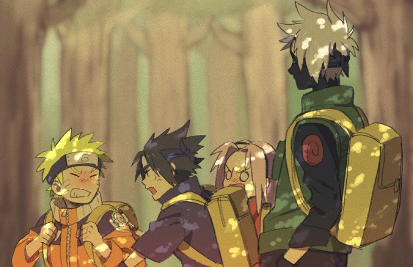 Naruto Uzumaki Team 7 Poster