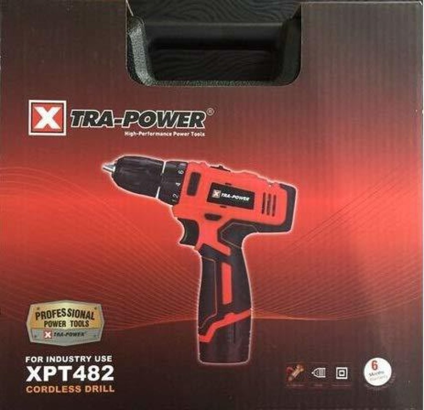 Sauran Xtra Power Professional XPT 482 Cordless Drill Machine Red