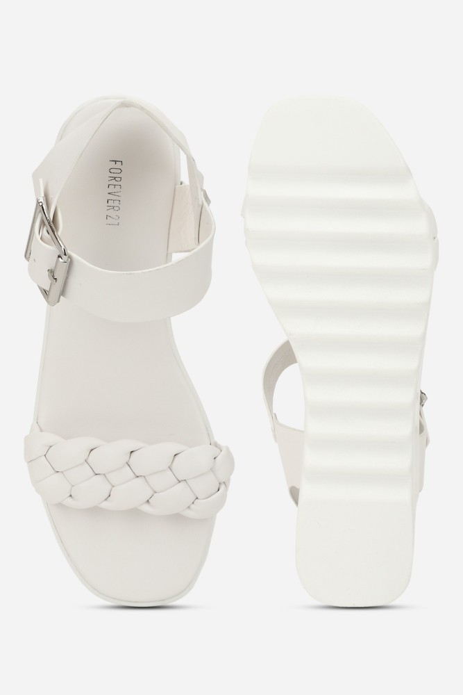 Forever 21 2025 white sandals