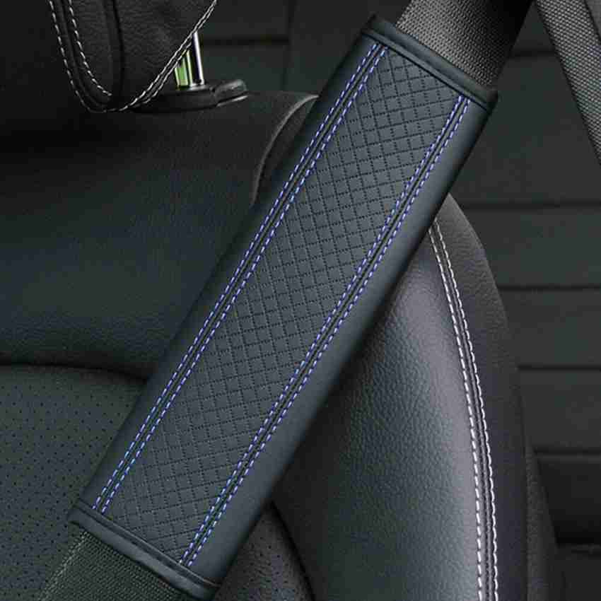 BAGILO Car Seat Belt Shoulder Pad Cover Car Safety Belt Pad(Blue line)) Seat  Belt Cover Price in India - Buy BAGILO Car Seat Belt Shoulder Pad Cover Car  Safety Belt Pad(Blue line))