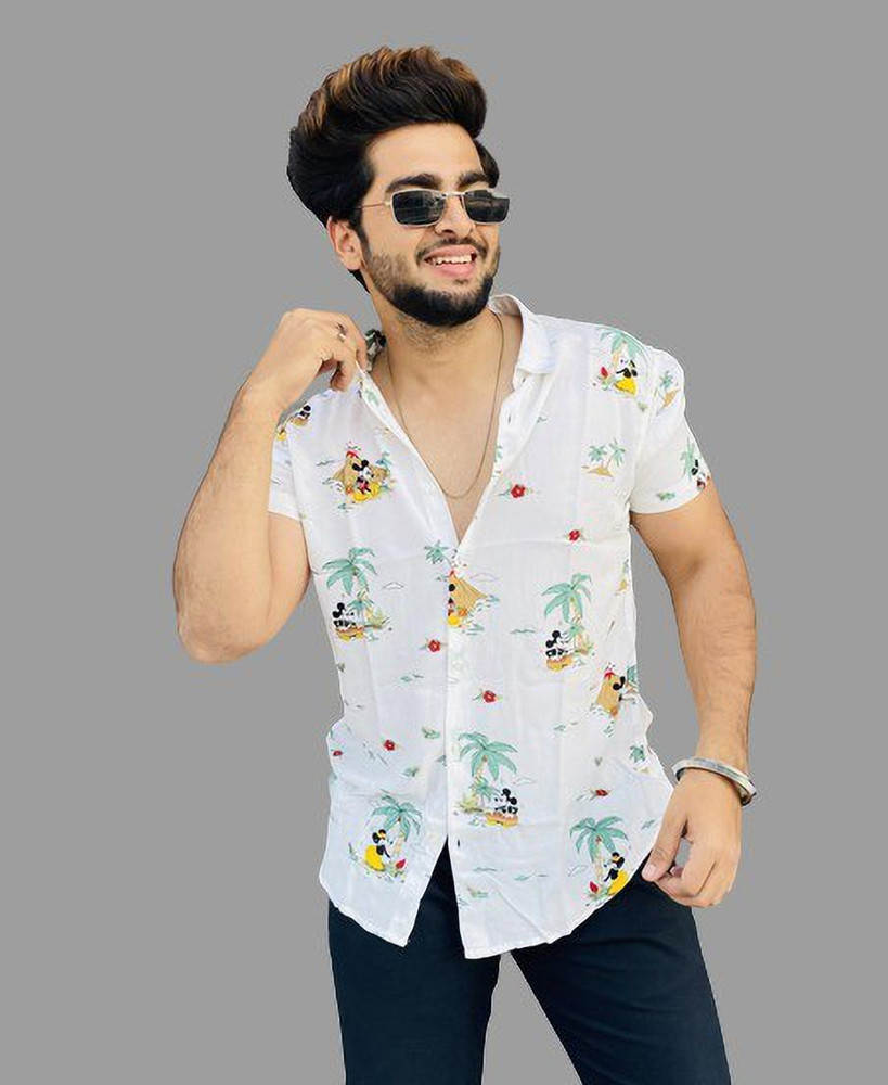 To Impress Men Printed Party White Shirt Buy To Impress Men
