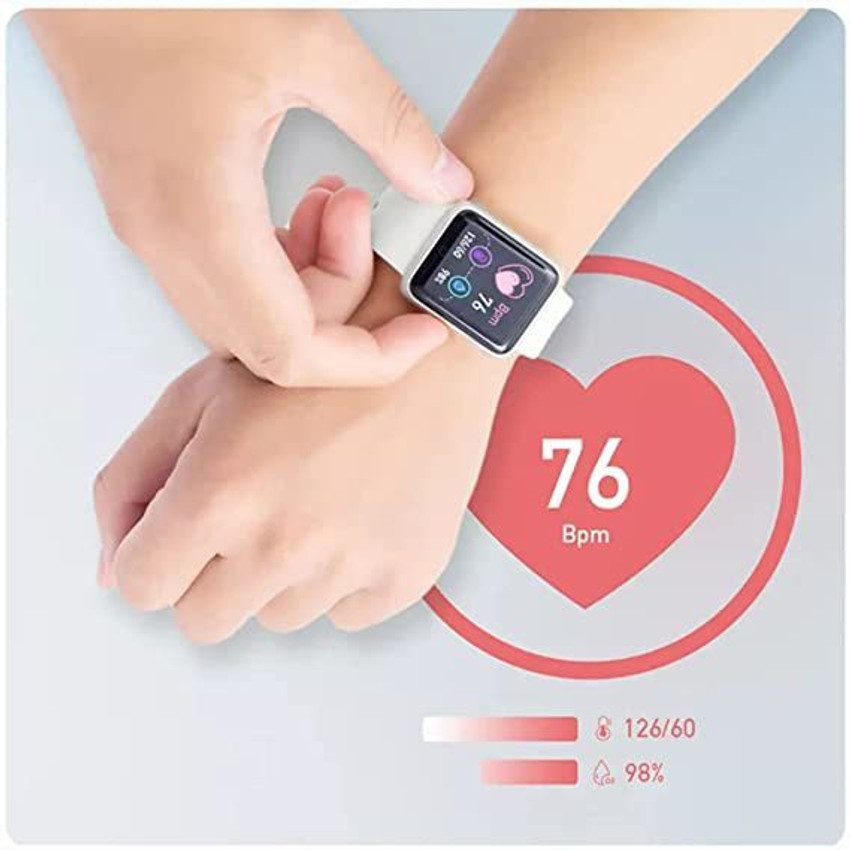 Home Story A1 Sky blue Color Smart Watch For Men Women Fitness