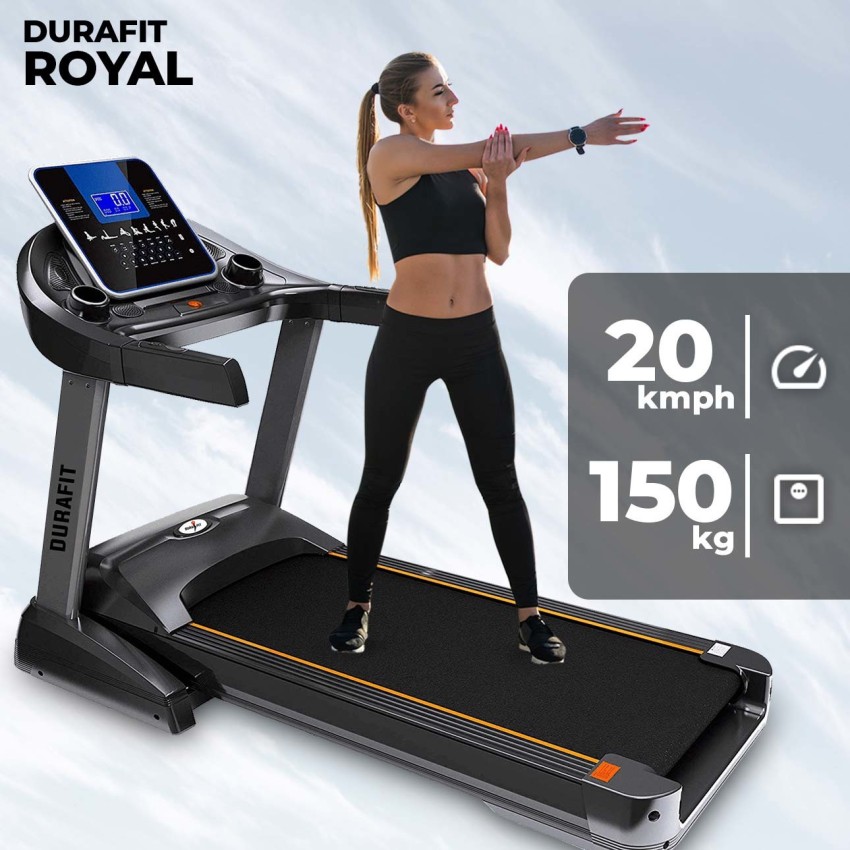 Durafit Royal DC (7.0 ) HP Motorized Treadmill - Buy Durafit Royal DC (7.0  ) HP Motorized Treadmill Online at Best Prices in India - Sports & Fitness