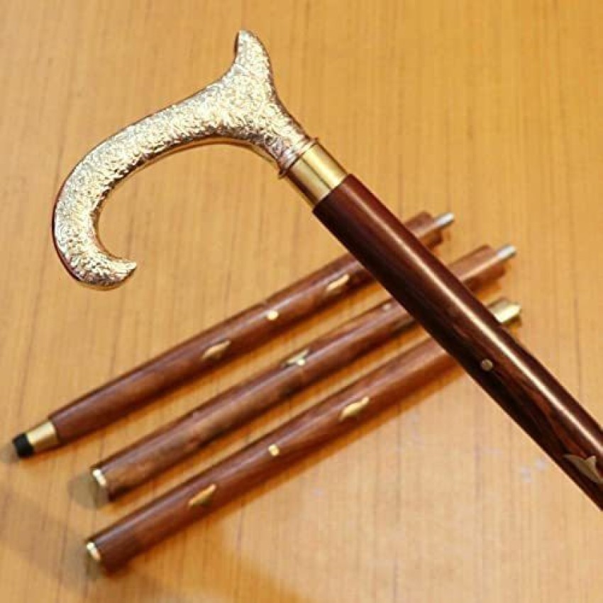 Solid Wooden Walking Cane Wood Canes Wooden Walking Stick, 40% OFF