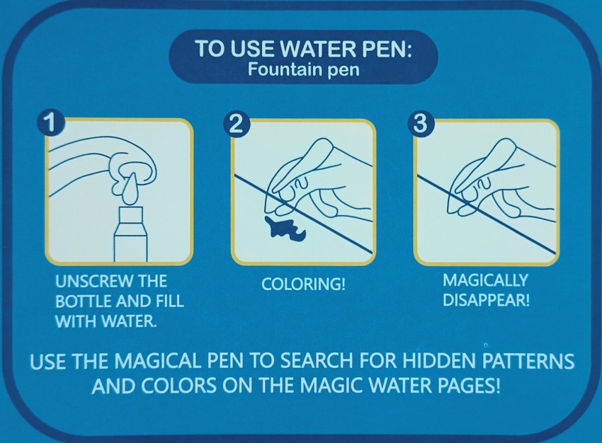 Manogyam Kids Reusable Drawing Book Magic Painting Washable  Erasable Activity Book - DRAWING BOARD