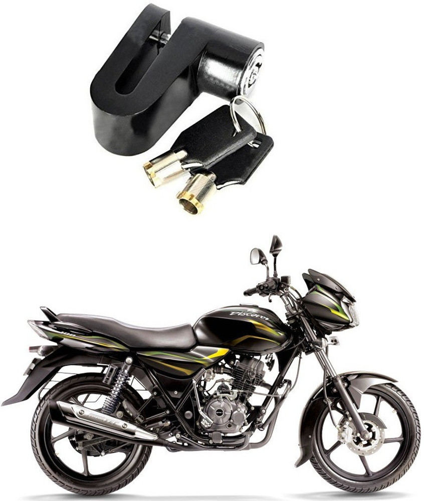 A2D Bike Protection Disc Brake Lock with Keys for Bajaj Discover
