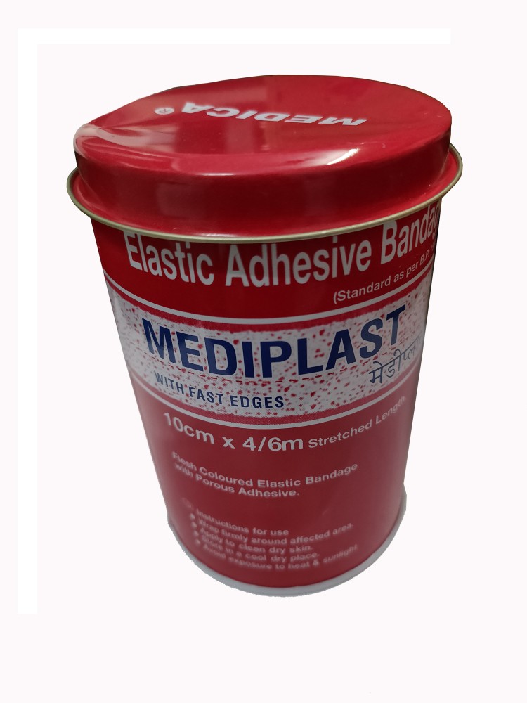 Buy MY ARMOR Premium Elastic Adhesive Bandage 10cm x 4mt, 1 Piece Online at  Low Prices in India 