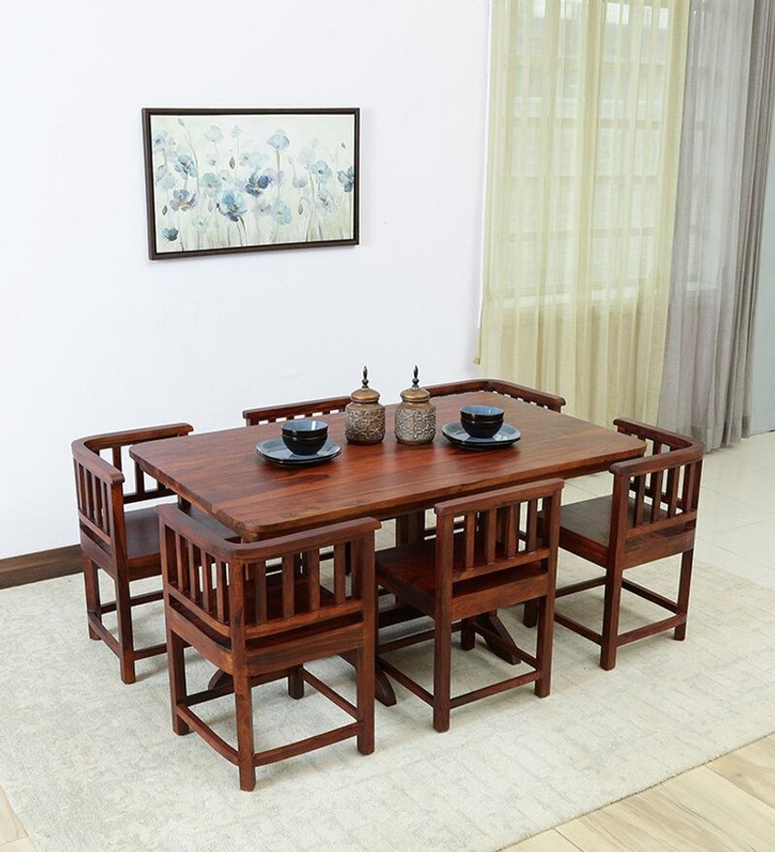 6 seater space shop saving dining table
