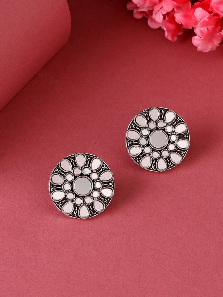 Buy Zavya 925 Sterling Silver Stud Earrings for Women Online At Best Price   Tata CLiQ