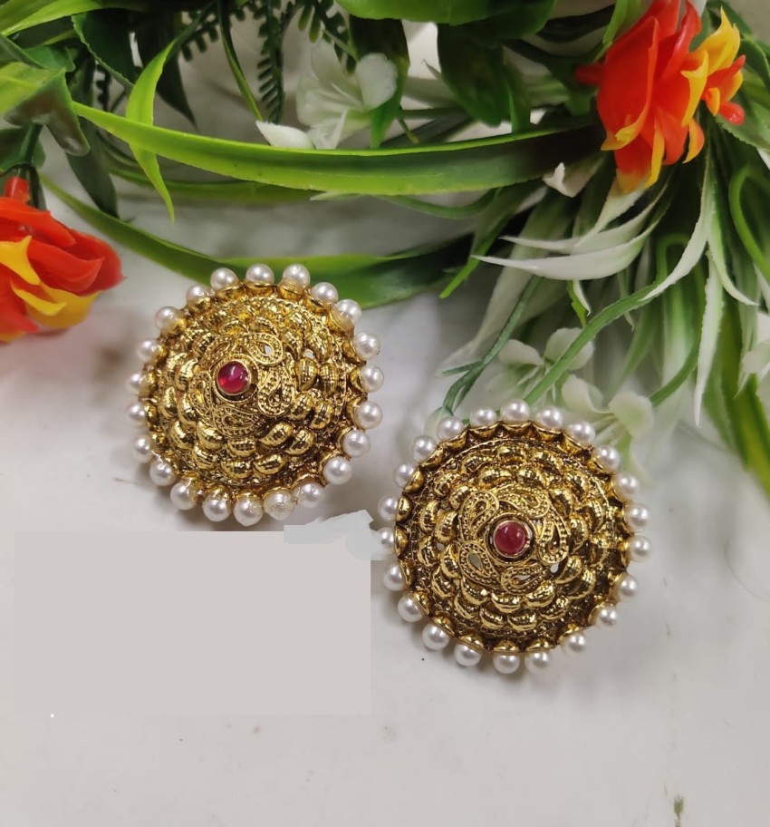 ins Vintage Copper Gold Plated Pink Bear Chain Earrings Cute Heart Zircon Stud  Earrings Set For Women Girls Fashion Jewelry Gift  AliExpress