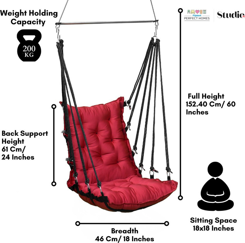 Hanging swing chair flipkart clearance