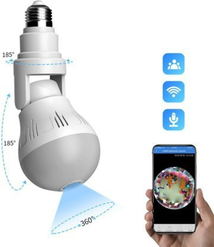 Spy bulb deals hd wifi camera