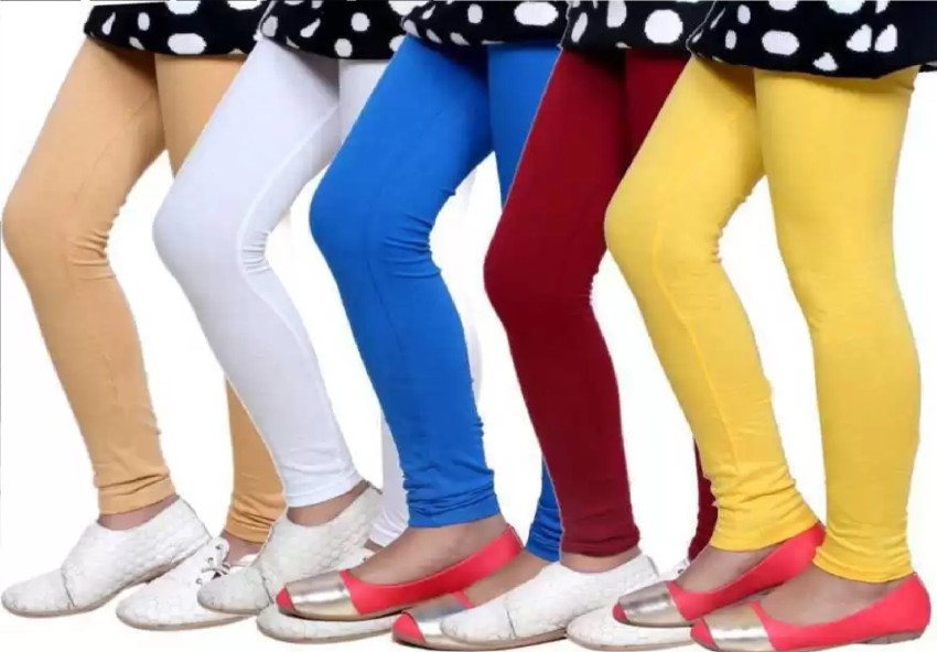 79% OFF on Fashionate World Legging For Girls(Multicolor Pack of 4) on  Flipkart