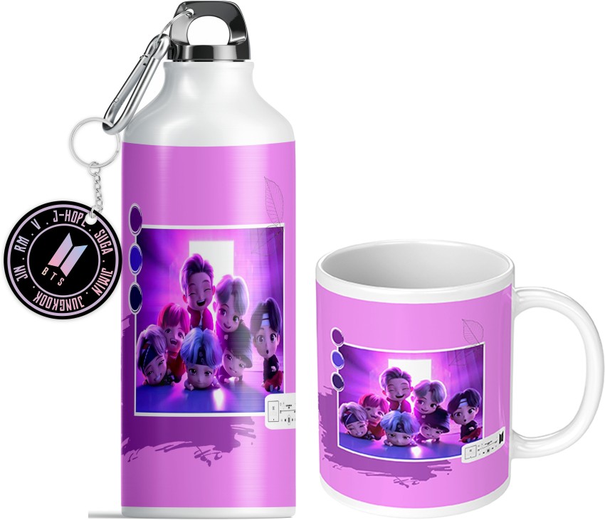 Water bottle coffee cup combo 