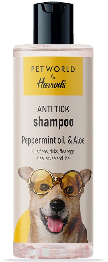 HARRODS Flea and Tick Peppermint Oil Aloe Dog Shampoo Price in India Buy HARRODS Flea and Tick Peppermint Oil Aloe Dog Shampoo online at Flipkart