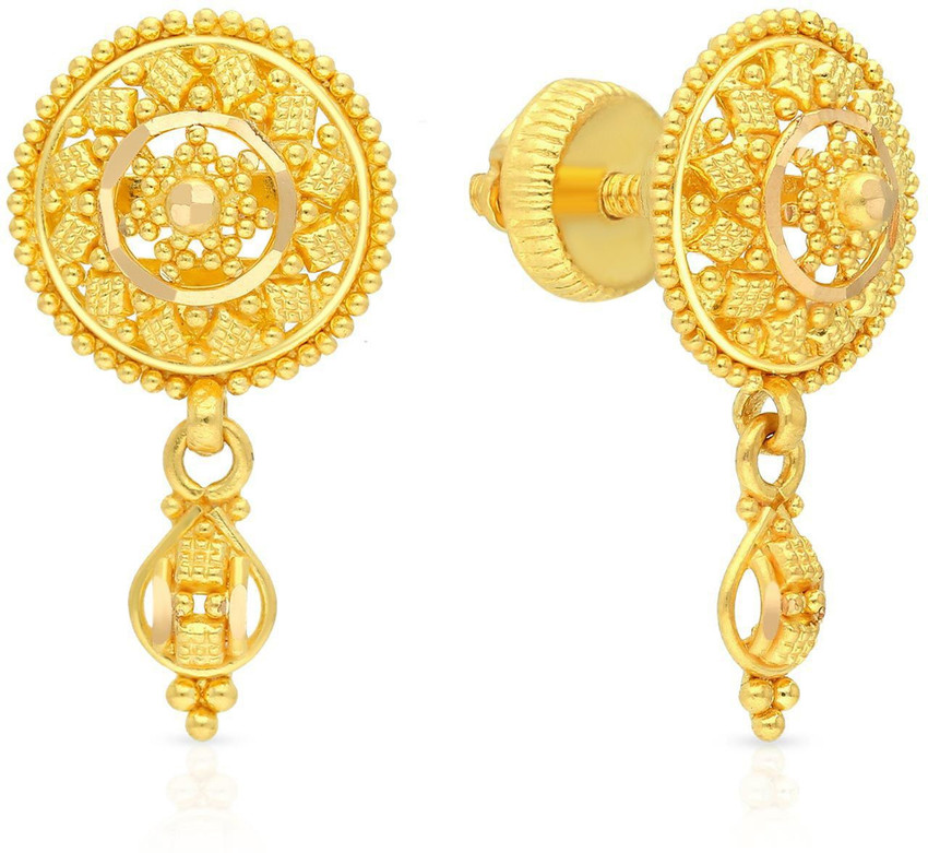 Malabar earrings best sale gold