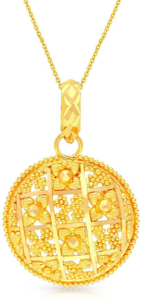 MALABAR GOLD & DIAMONDS Malabar Gold Pendant PDABJCO009_Y