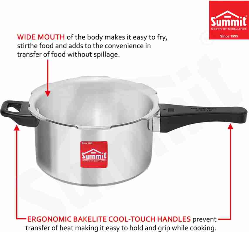 Summit Outer Lid 1 Litre Supreme Pressure Cooker Non Induction