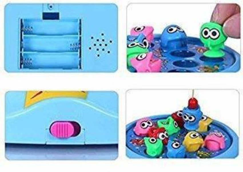 mayank & company Go Go Fishing Fish catching Game for Kids Musical & Lights  - Go Go Fishing Fish catching Game for Kids Musical & Lights . shop for  mayank & company
