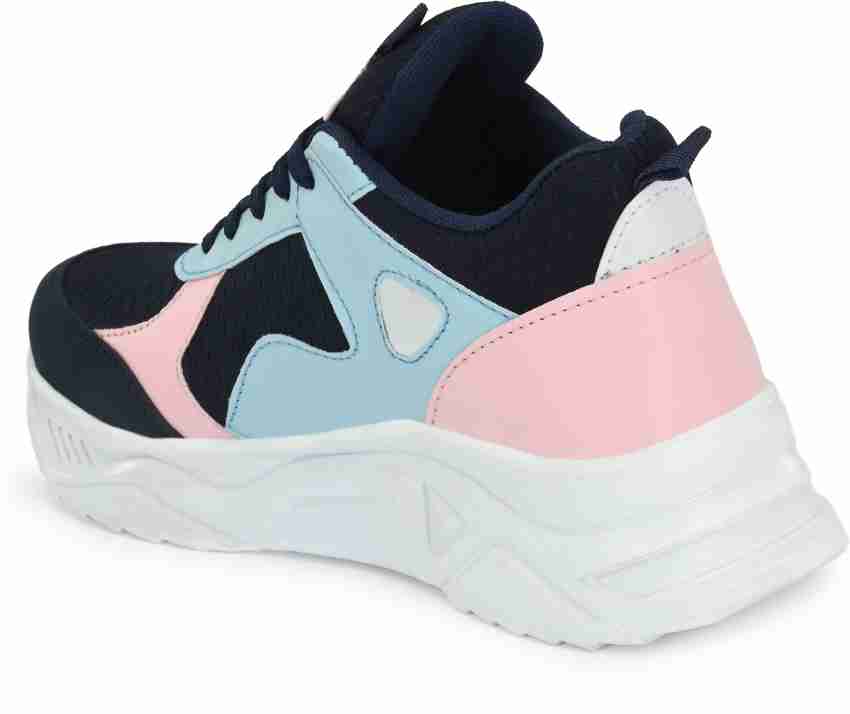 Buy Shoe Island ® Premium Mesh Lightweight Girls Women Ladies High Heel  Casual Sneakers Chunky Running Sports Shoes for Women (BAB772), Size 3  UK/India Pink at