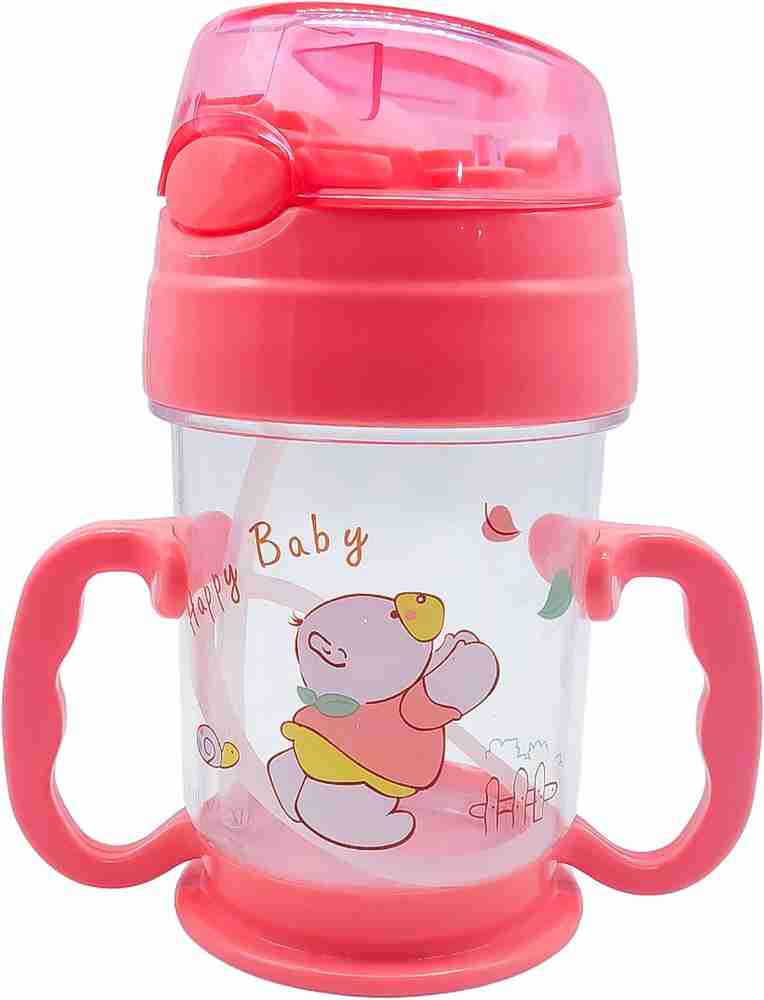 Te Quiti Baby sipper water bottle for kids pink colour bpa free 1