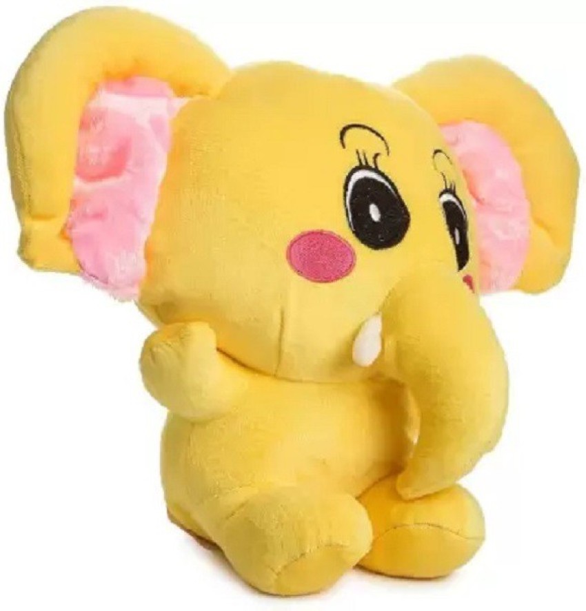 yellow stuffed elephant