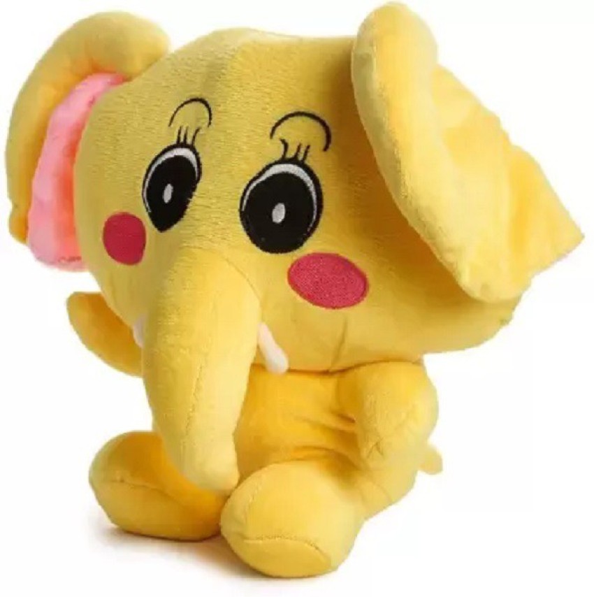 yellow stuffed elephant