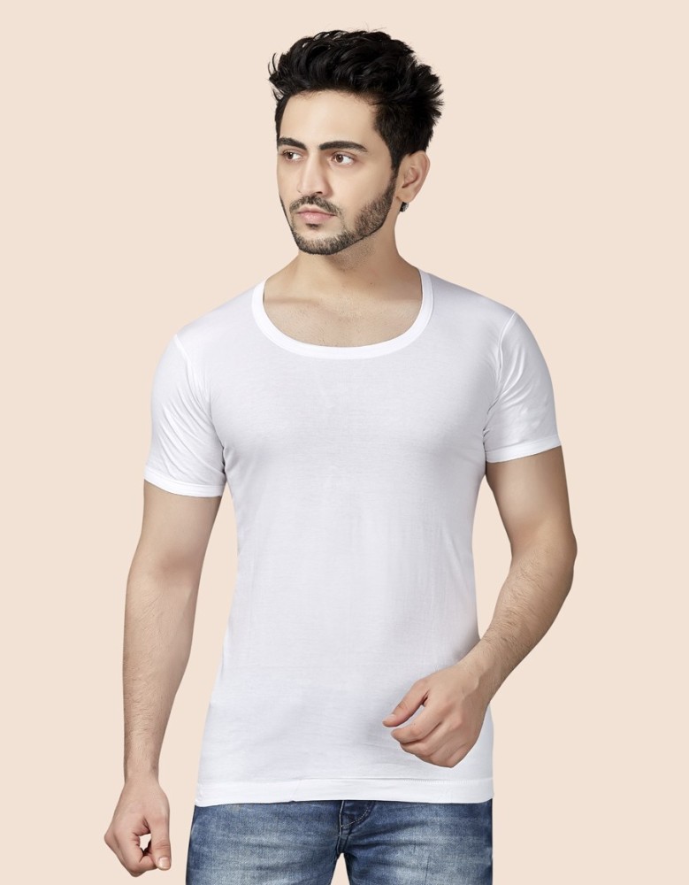 Poomex Men Solid Casual White Shirt - Buy Poomex Men Solid Casual