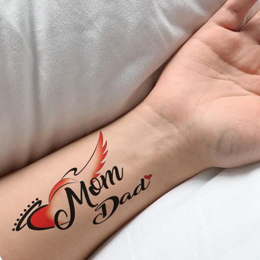 mom heart tattoos for girls