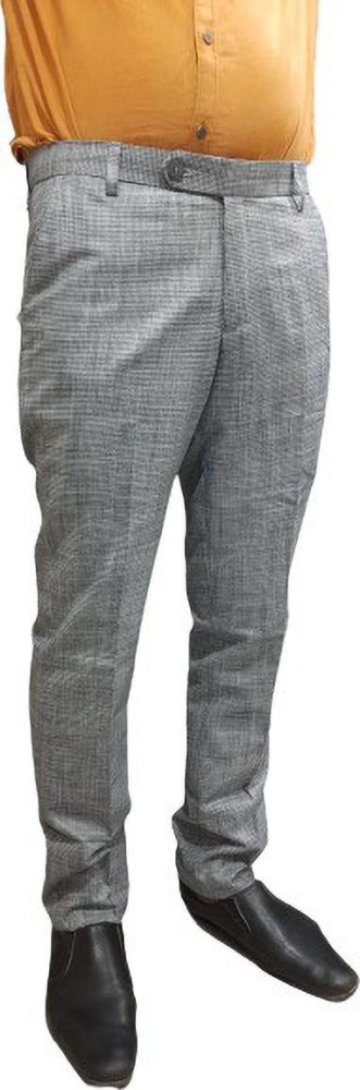 Zakheera Regular Fit Men Grey Trousers  Buy Zakheera Regular Fit Men Grey  Trousers Online at Best Prices in India  Flipkartcom