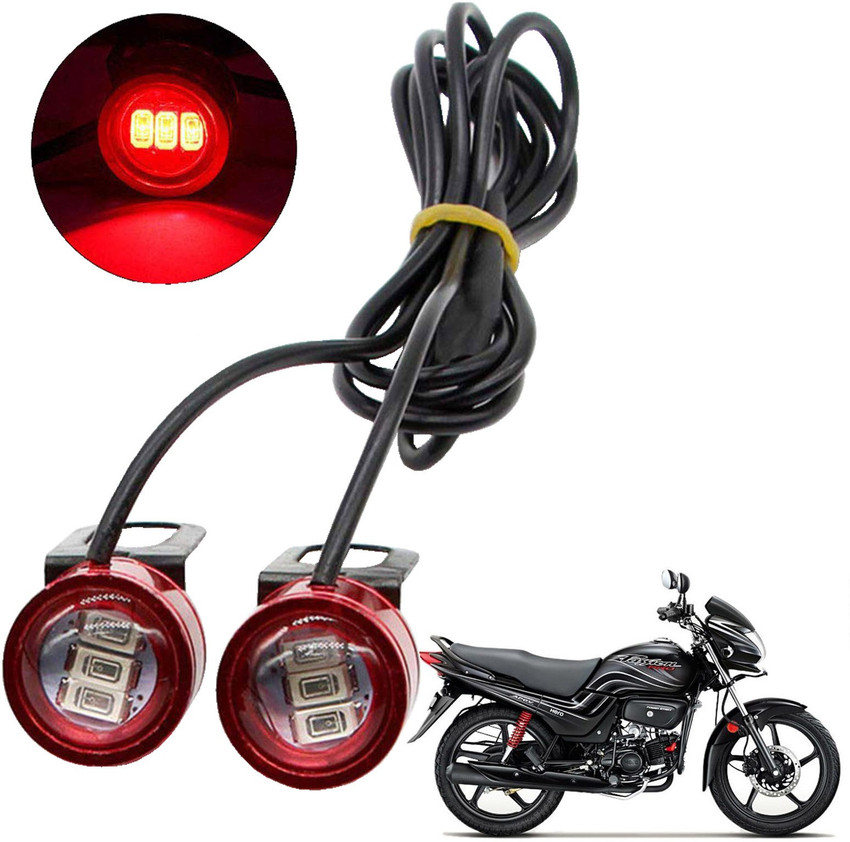 Generox Red Brake Light For Passion Pro Headlight Motorbike LED