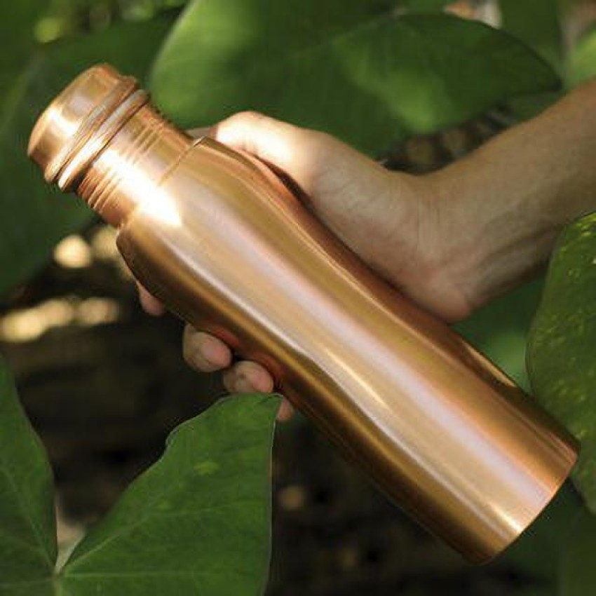 Copper Water Bottle Plain Matt Finish