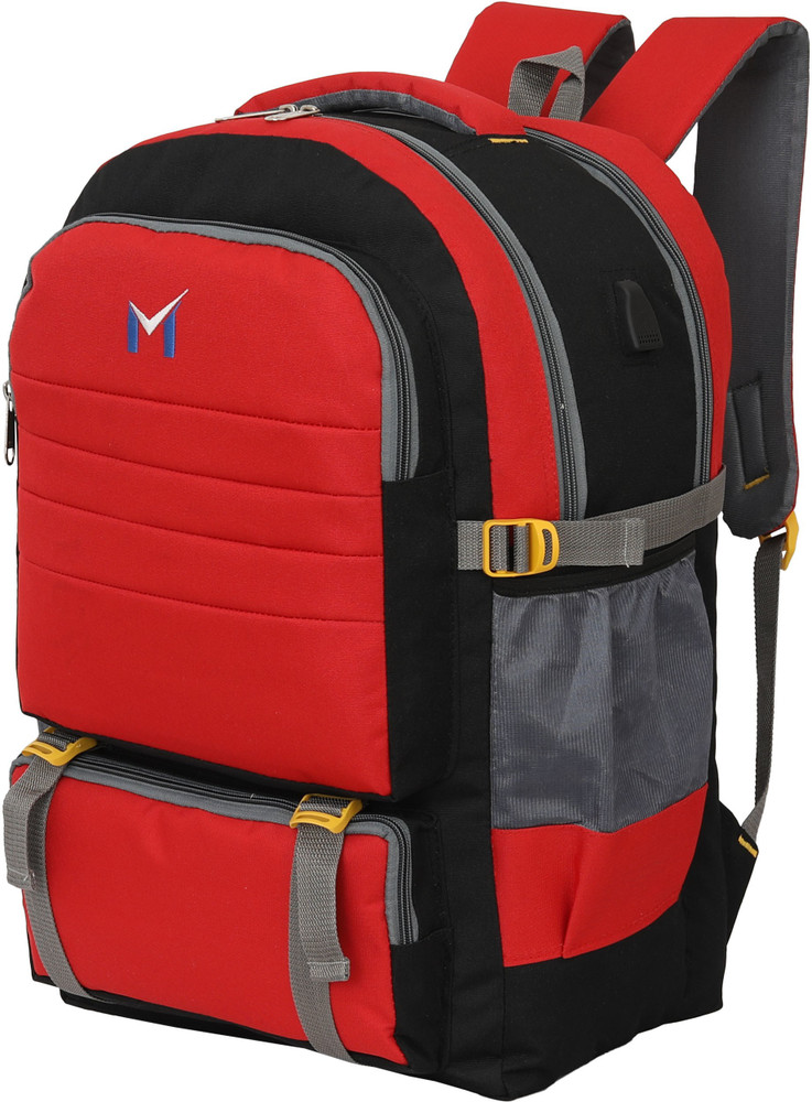 M Premium quality e USB port tracking bag 48 L Backpack black