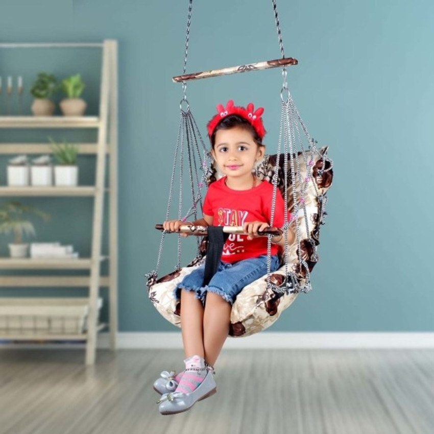 shreeko Cotton Swing Chair Jhula for 1 9 year old kid children