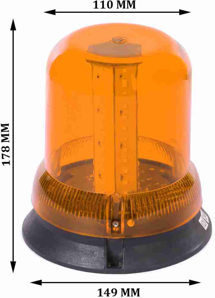 Allpartssource Amber Beacon Rotating Emergency Warning Light - 12/24 Volt  for Universal Vehicle Car Reflector Light Price in India - Buy  Allpartssource Amber Beacon Rotating Emergency Warning Light - 12/24 Volt  for