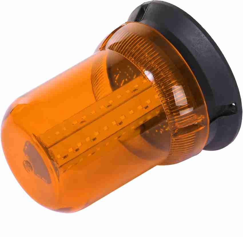 Amber rotating top beacon light
