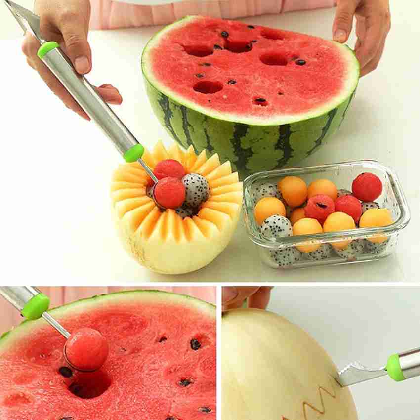 1pc Stainless Steel Melon Scoop, Minimalist Multifunction Melon