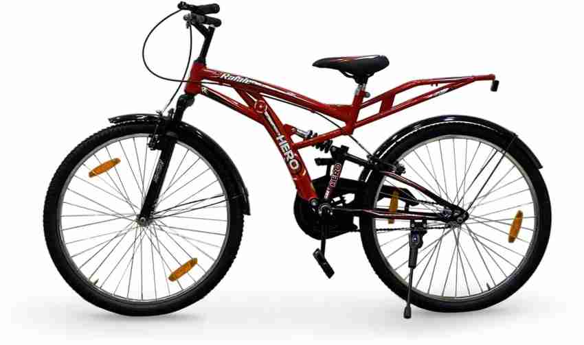 HERO RAFALE 26 T Dual Suspension Single Speed Free Bell Lock